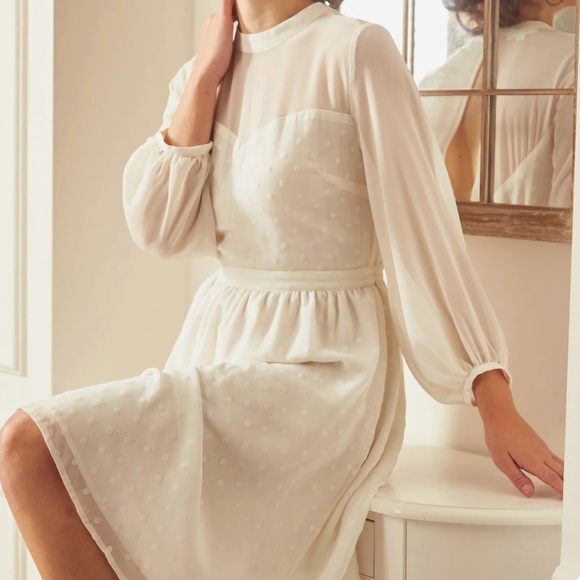 Sheerly Blessed In Bliss Fit and Flare Dress - Picture 3 of 7